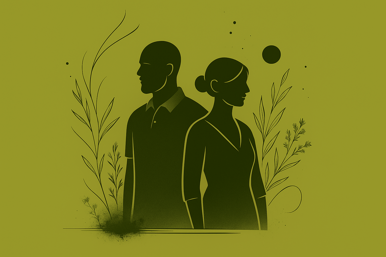 Két alkotó ábrázolása